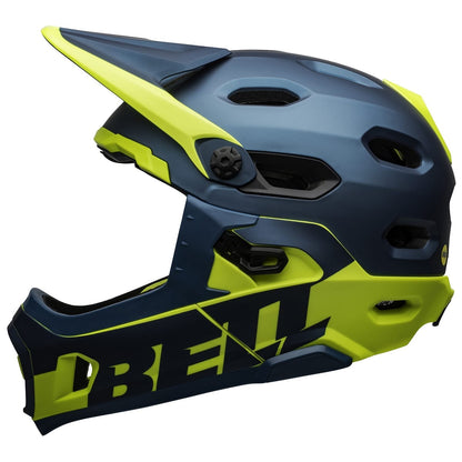 Casco MTB BELL SUPER DH MIPS Azul/Amarillo