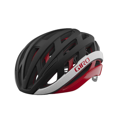 Casque Route GIRO HELIOS MIPS SPHERICAL Noir/Rouge/Blanc