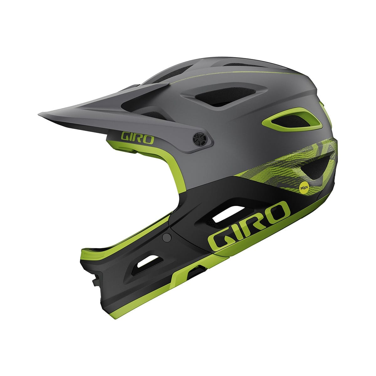 Casco MTB GIRO SWITCHBLADE MIPS Gris/Amarillo