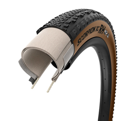 Neumático PIRELLI SCORPION RACE XC RH ProWall 29x2.40 Tubeless Ready de aro flexible negro/beige Edición Clásica