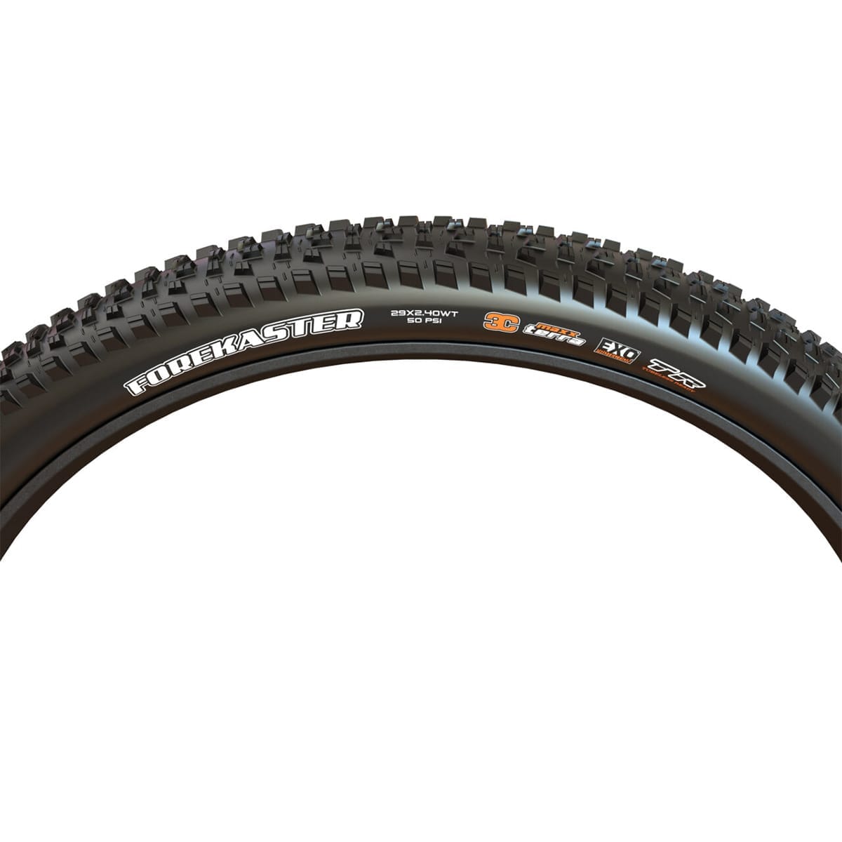 Neumático MAXXIS FOREKASTER 29x2.60 Exo+ 3C MaxxTerra Tubeless Ready Soft Black