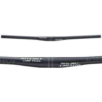 Manillar RITCHEY WCS TRAIL FLAT Carbono Rise +/-5mm 31,8/740mm Negro