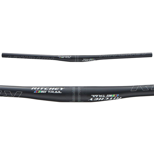 Cintre RITCHEY WCS TRAIL FLAT Carbone Rise +/-5mm 31,8/740mm Noir