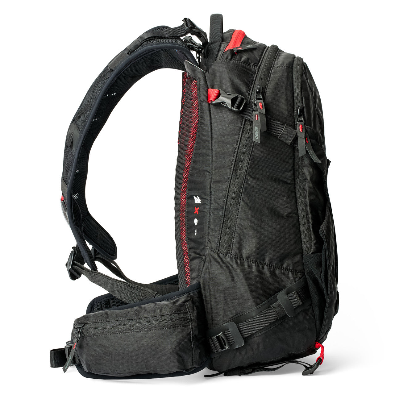 Mochila USWE ZIPPERED DAYPACK 16L Backpack Negro