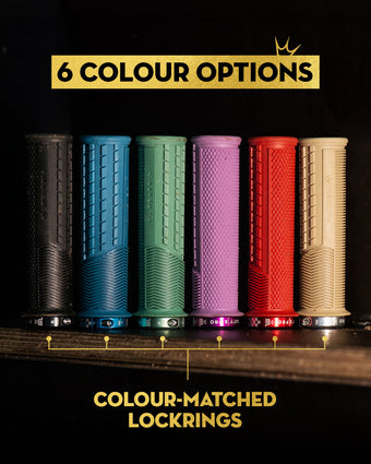Puños PEATY'S MONARCH PRO KNURL Supersoft Rojo Ladrillo