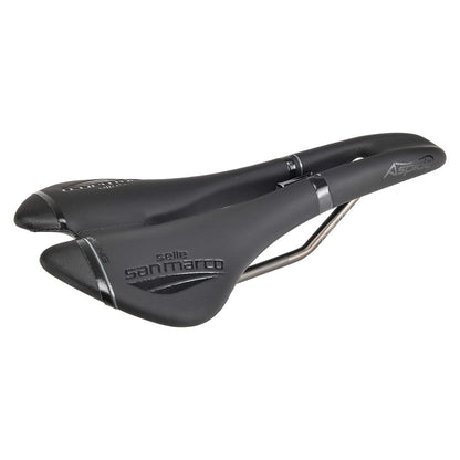 Sillín SELLE SAN MARCO ASPIDE RACING OPEN FIT WIDE Raíles Xsilite