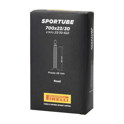 Cámara de Aire PIRELLI BUTYL TUBE 700x23/30c Presta 48mm