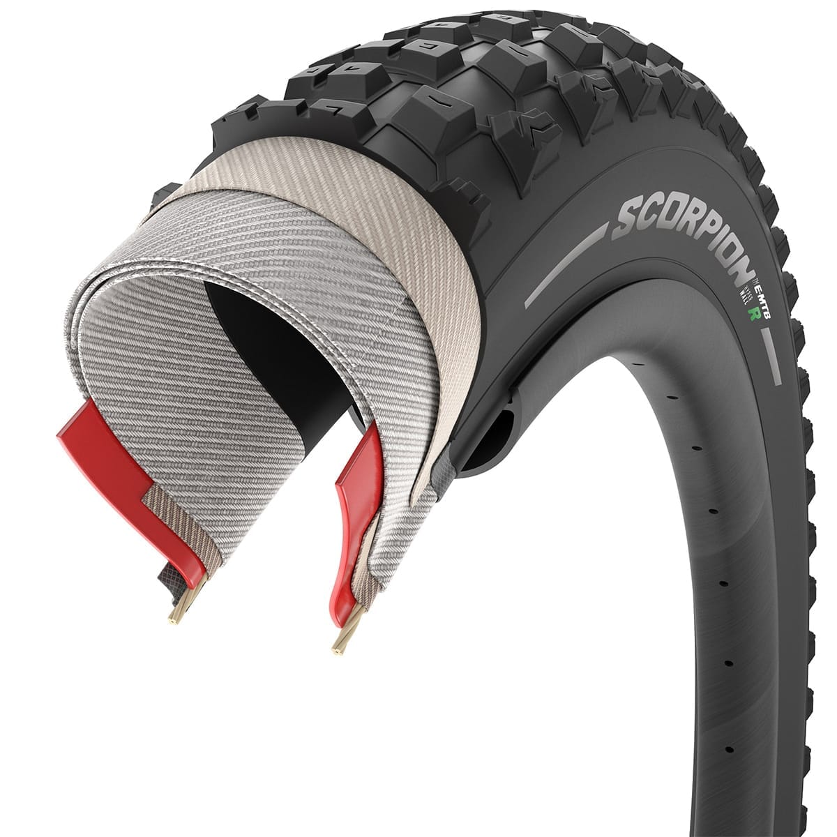 Neumático PIRELLI SCORPION E-MTB R 27.5x2.80 HyperWall Tubeless Ready Soft 4130600