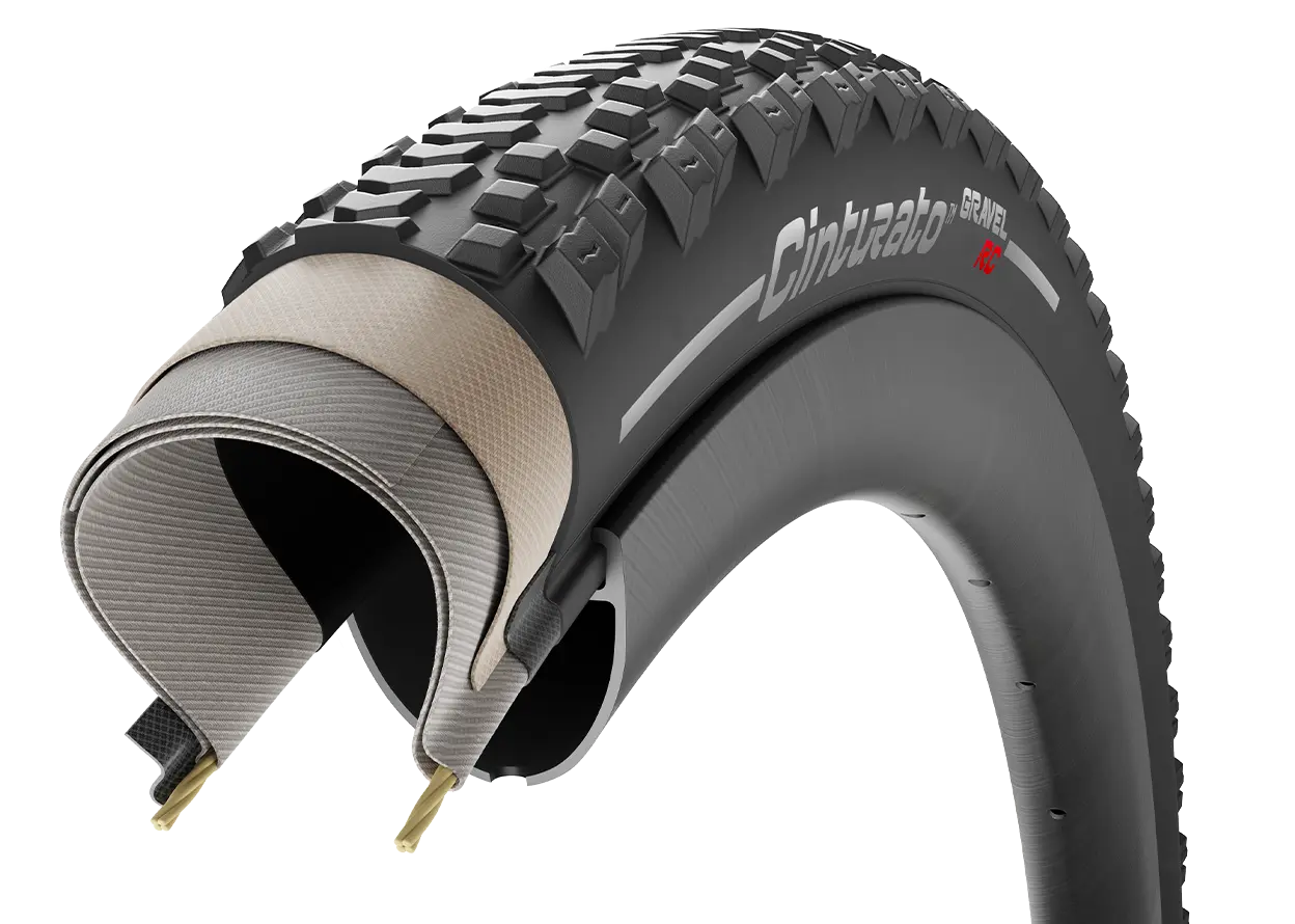 Neumático PIRELLI CINTURATO GRAVEL RC 700x45c Tubeless Ready Negro