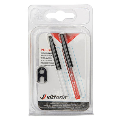 Alargadores de Válvula VITTORIA Presta Negro (x2)