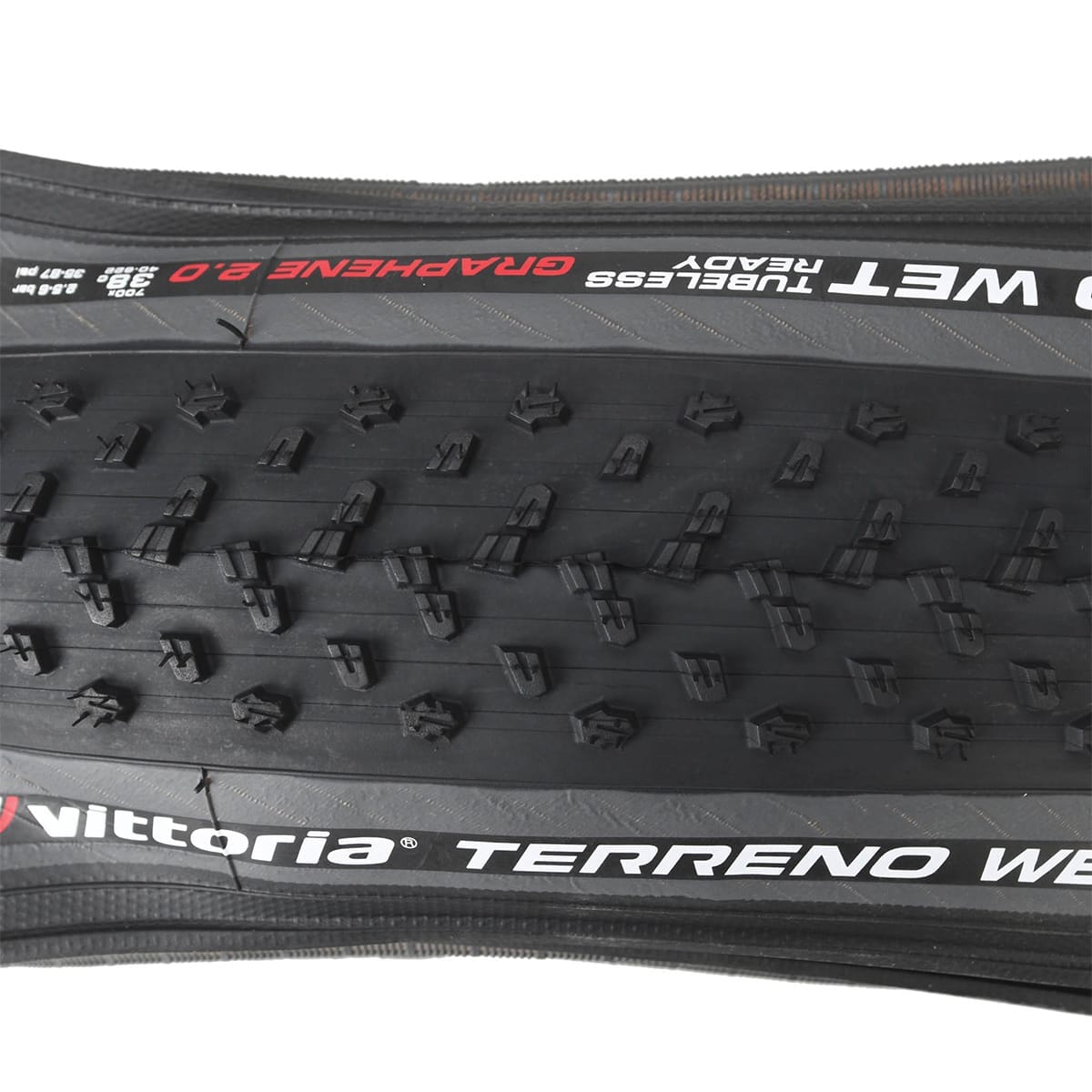 Pneu VITTORIA TERRENO WET Graphene G2.0 700x40c Tubeless Ready Souple