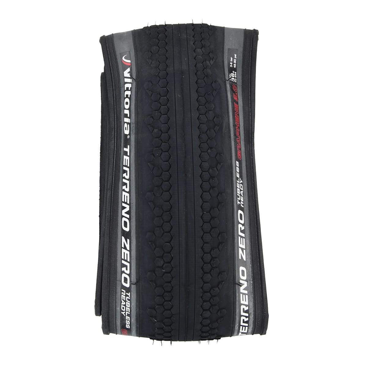 Neumático VITTORIA TERRENO ZERO GRAVEL ENDURANCE Graphene G2.0 700x47c Tubeless Ready Grey