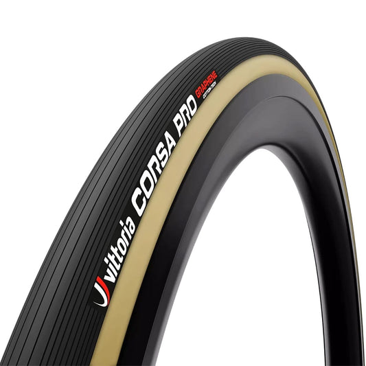 Neumático tubular VITTORIA CORSA PRO Graphene G2.0 700x25c Beige