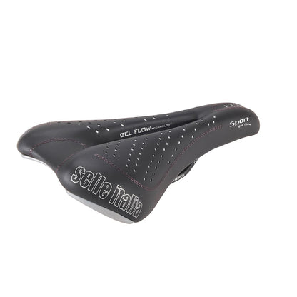 Sillín ITALIA SPORT GEL FLOW Raíles Manganeso