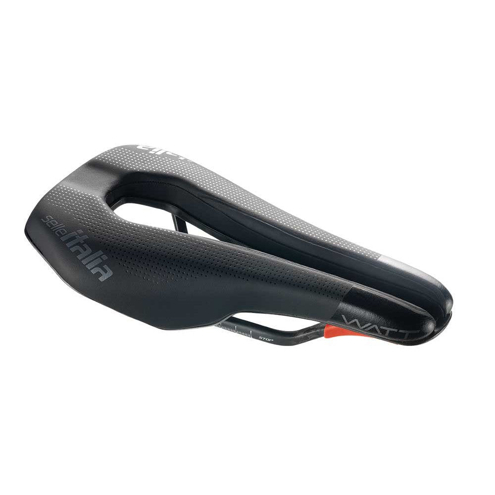 Sillín SELLE ITALIA WATT GEL SUPERFLOW Raíles Ti316