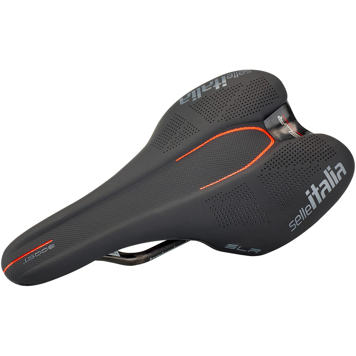 Sillín SELLE ITALIA SLR BOOST S1 Carbon Rails Negro