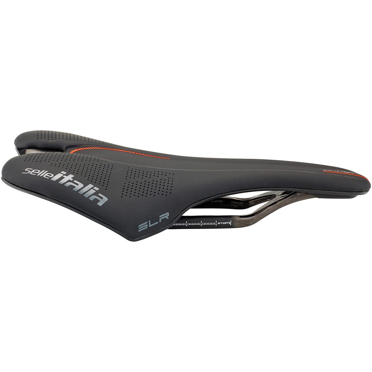 Sillín SELLE ITALIA SLR BOOST S1 Carbon Rails Negro