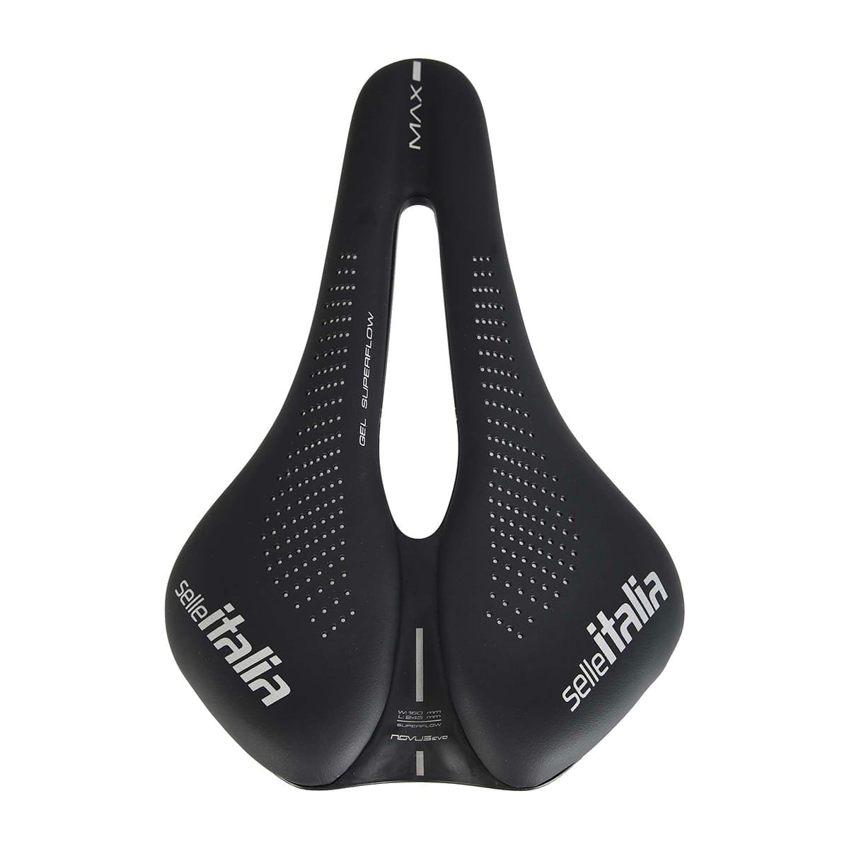 Selle ITALIA MAX NOVUS EVO BOOST GEL SUPERFLOW Rails Ti316