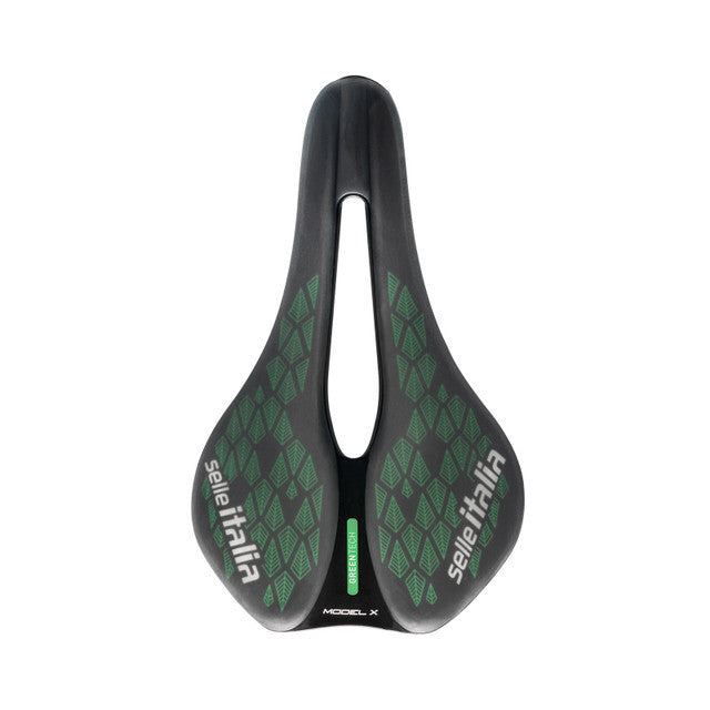 Sillin SELLE ITALIA MODEL X GREEN SUPERFLOW LEAF L Rails Fec Green/Black