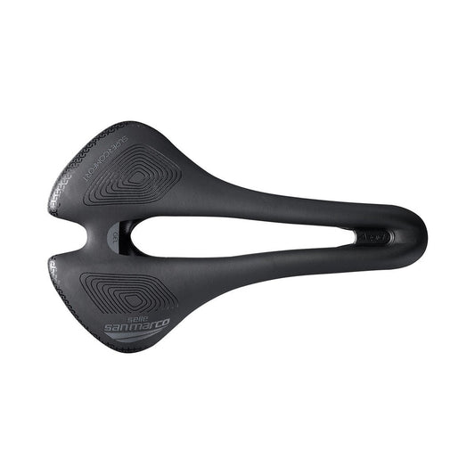 Sillín SAN MARCO SHORTFIT 2.0 SUPERCOMFORT OPEN-FIT RACING L3 Anchura 155mm Raíles Acero Xsilite