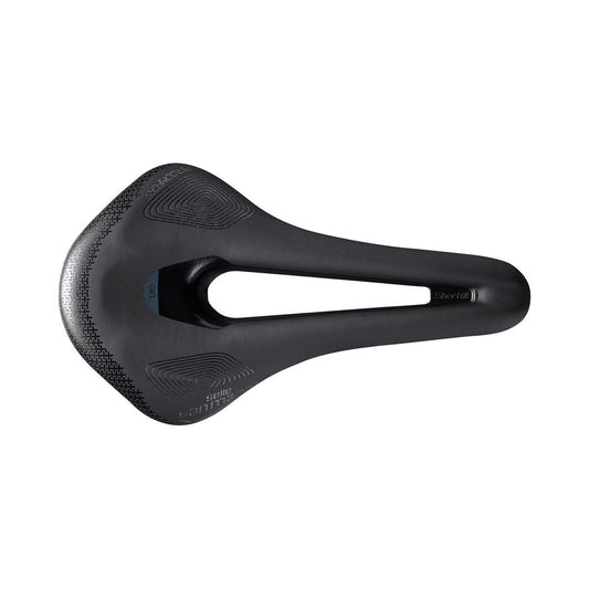 Sillín SAN MARCO SHORTFIT 2.0 SUPERCOMFORT OPEN-FIT RACING S3 Anchura 140mm Raíles Acero Xsilite