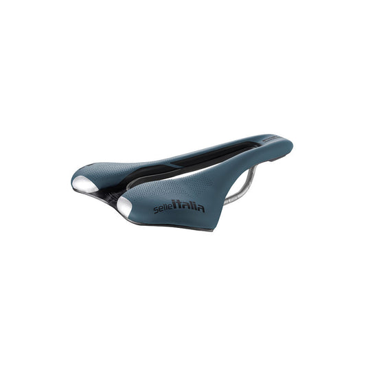 Sillín SELLE ITALIA SLR BOOST GRAVEL SUPERFLOW L Rails TI316 Azul