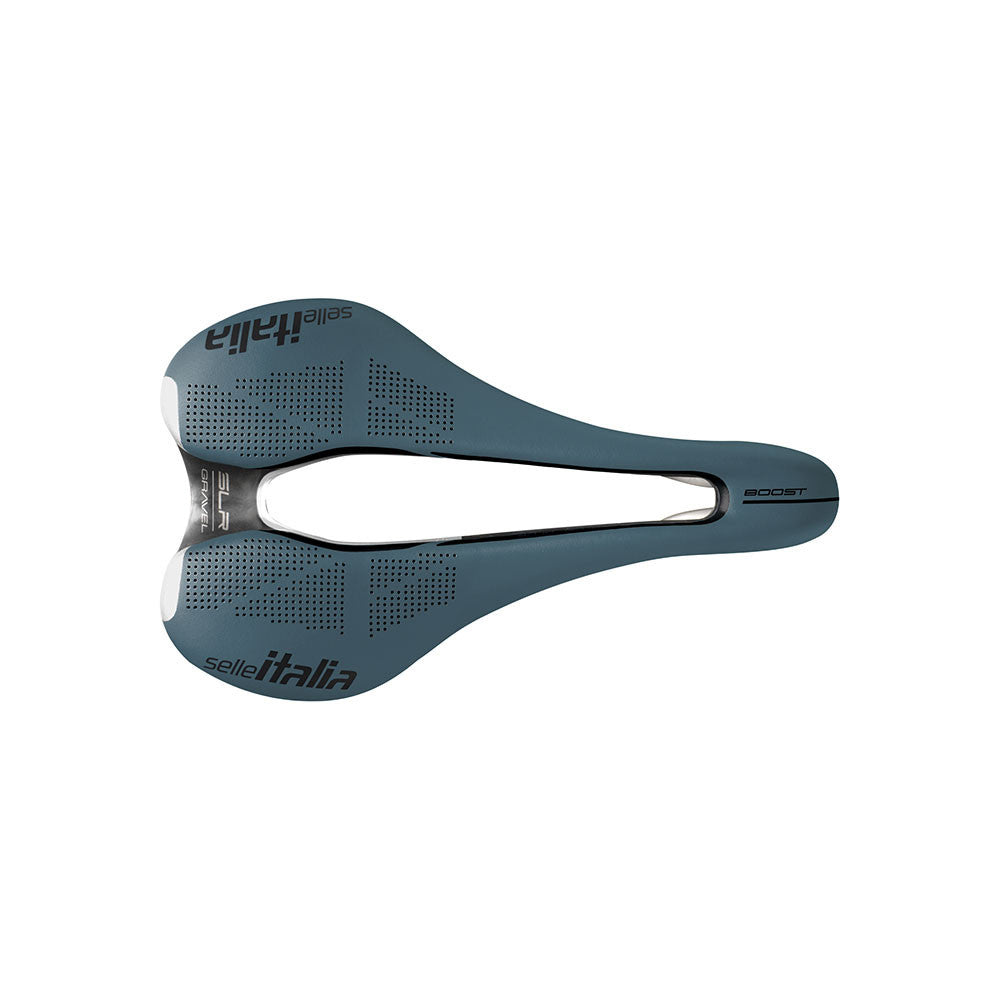 Sillín SELLE ITALIA SLR BOOST GRAVEL SUPERFLOW S Rails TI316 Azul