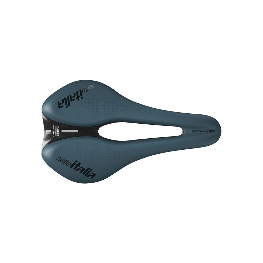 Sillín SELLE ITALIA NOVUS BOOST EVO GRAVEL SUPERFLOW TM L Rails Manganese Blue