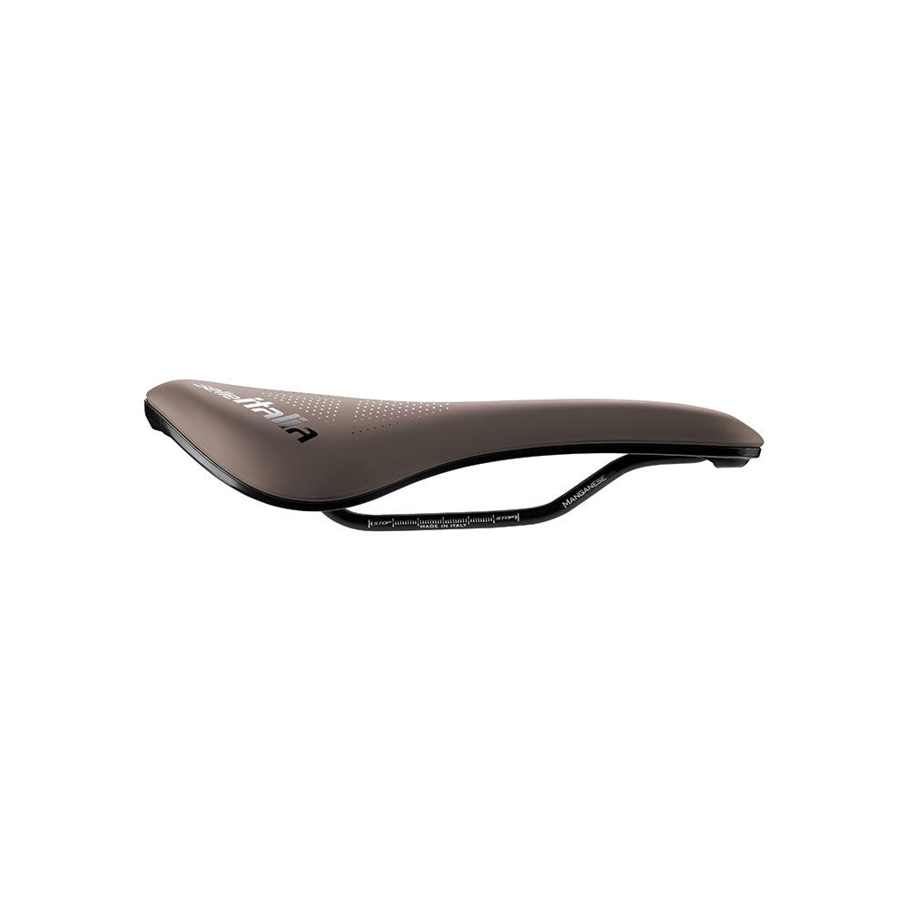 Sillín SELLE ITALIA NOVUS BOOST EVO GRAVEL SUPERFLOW TM L Rails Manganeso Marrón