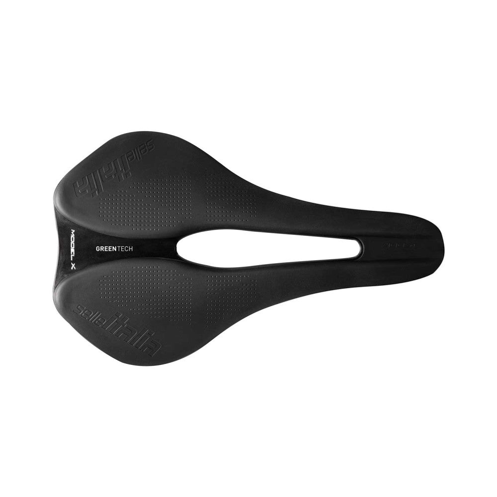 Sillín SELLE ITALIA MODEL X VERDE SUPERFLOW L Rails Fec Negro