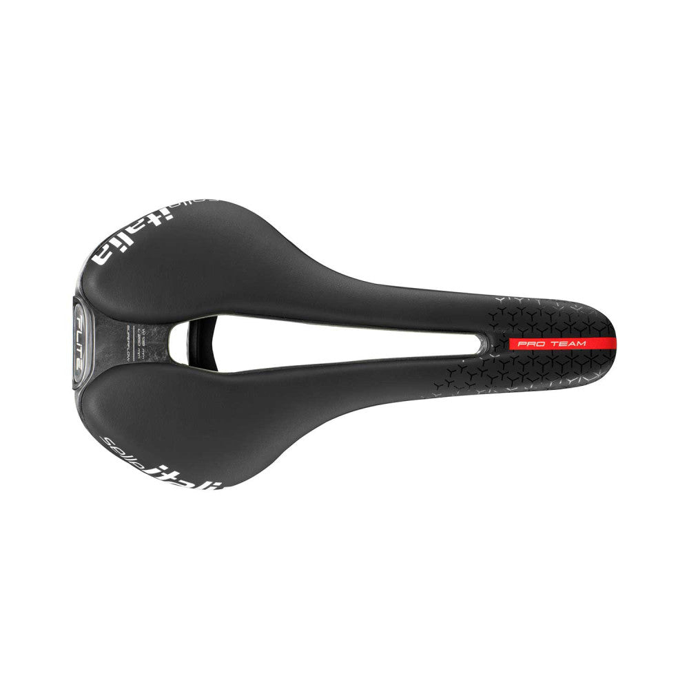 Sillín SELLE ITALIA FLITE BOOST SUPERFLOW PRO TEAM 6.1 S Rails Carbono Negro