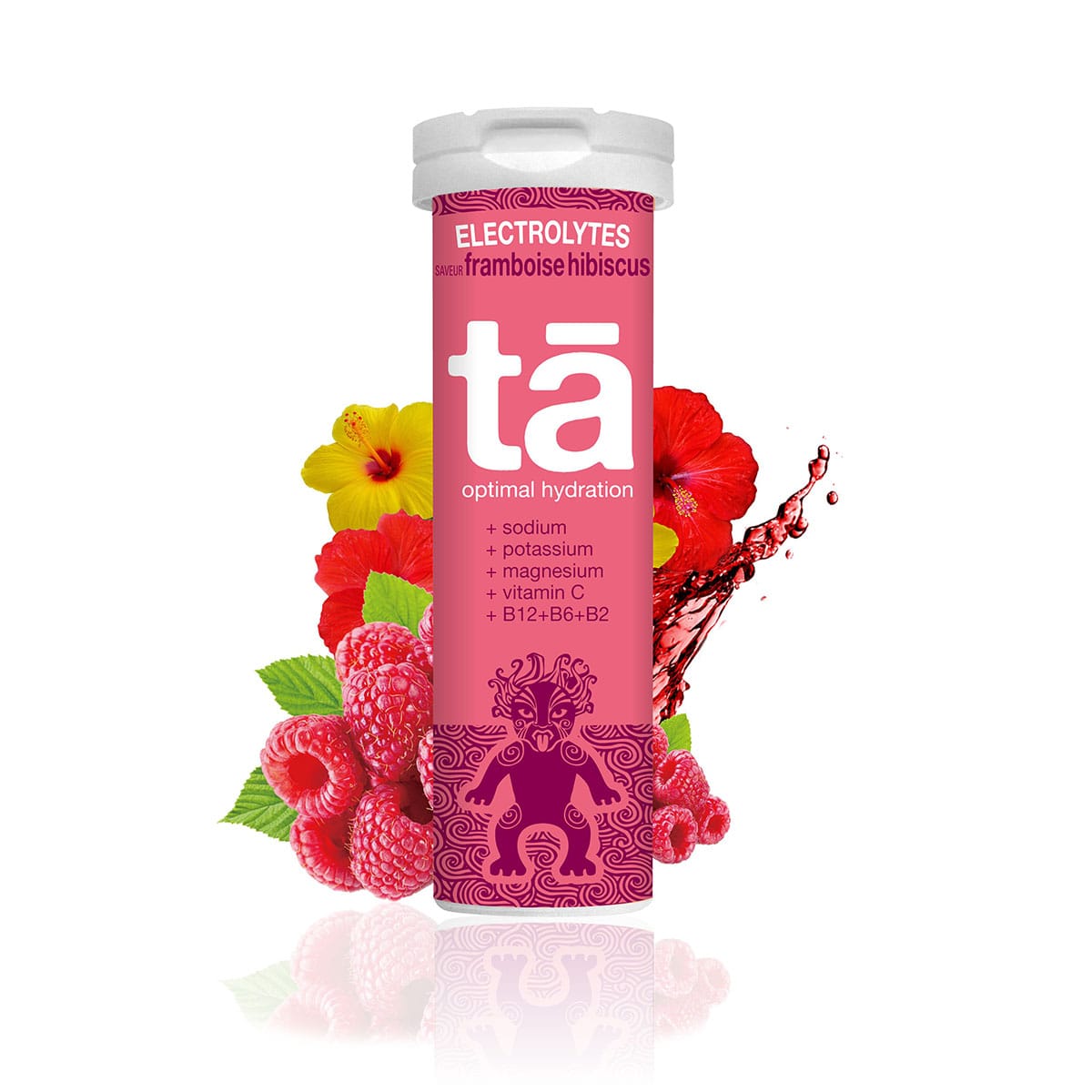 TA ENERGY Bebida Energética (Tubo de 12 comprimidos) Frambuesa Hibisco