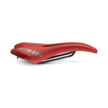 Sillín SMP VT30 Anchura 155mm Raíles Acero Rojo