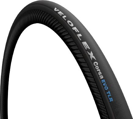 Neumático VELOFLEX CORSA EVO TLR 700x25 Tubeless Ready Negro