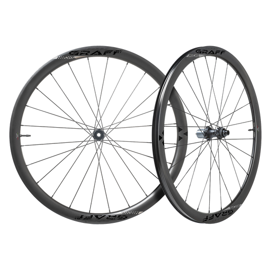 Par de ruedas MICHE CARBO GRAFF EVO DISC Tubeless Ready (Center Lock)