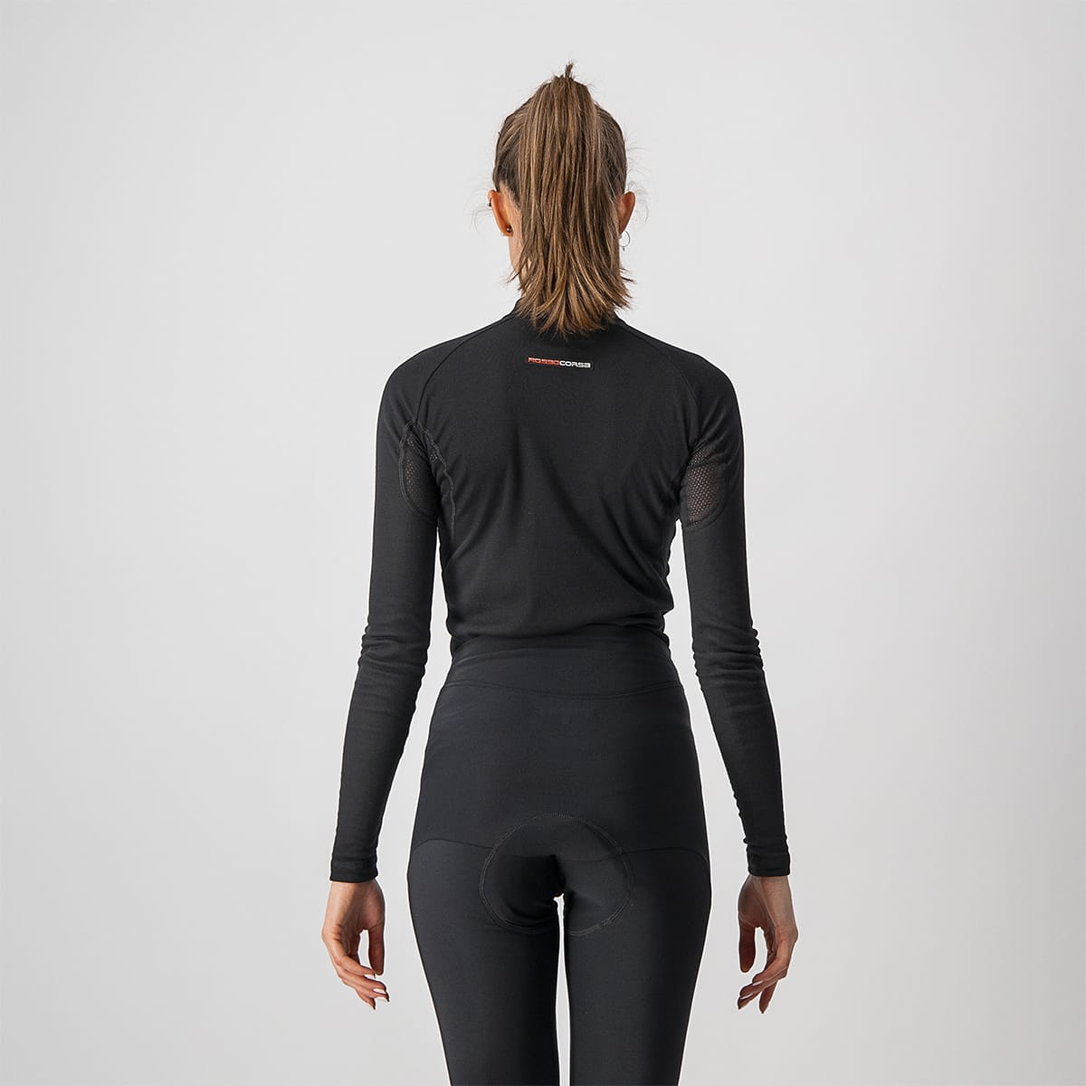 CASTELLI FLANDERS 2 WARM Ropa interior femenina de manga larga Negro