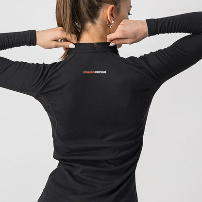 Ropa Interior CASTELLI FLANDERS 2 WARM Mujer Manga Larga Negro