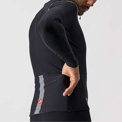 Maillot CASTELLI TUTTO NANO RoS Mangas Largas Negro