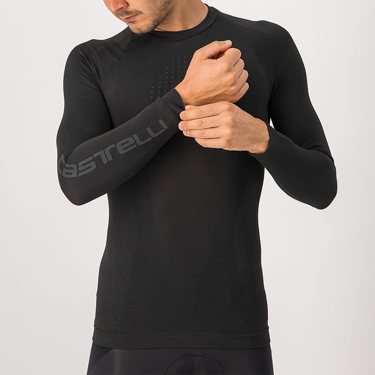 CASTELLI CORE SEAMLESS Ropa interior de manga larga Negro