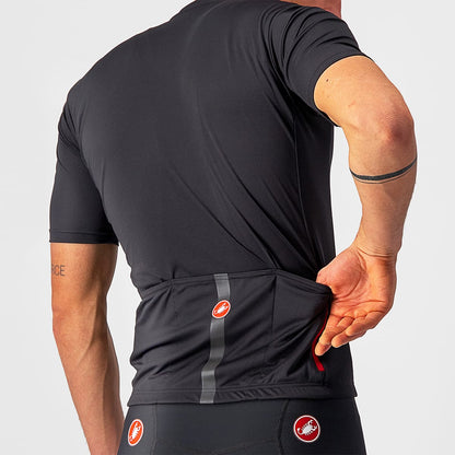 Maillot CASTELLI CLASSIFICA Mangas Cortas Negro