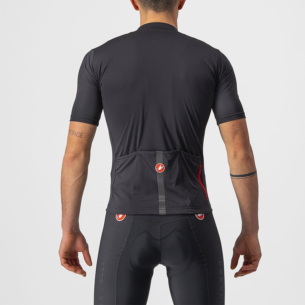 CASTELLI CLASSIFICA Maillot de manga corta Negro