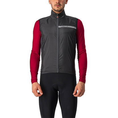 Chaleco CASTELLI SQUADRA STRETCH Negro/Gris