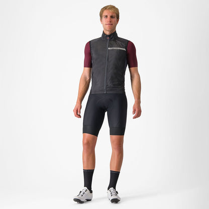 Chaleco CASTELLI SQUADRA STRETCH Negro/Gris