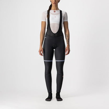 Culote Largo con Tirantes CASTELLI POLARE 3 Mujer Negro