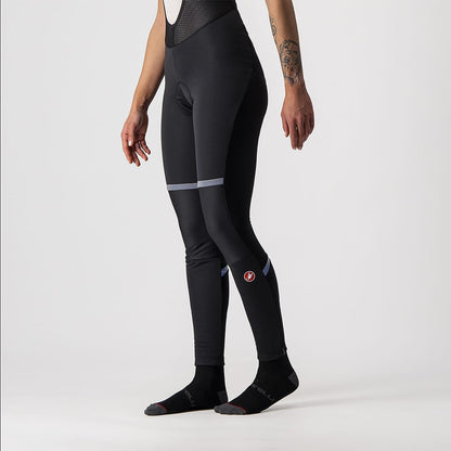 Culote Largo con Tirantes CASTELLI POLARE 3 Mujer Negro