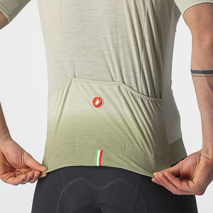 Maillot CASTELLI ESSENZA Mangas Cortas Verde