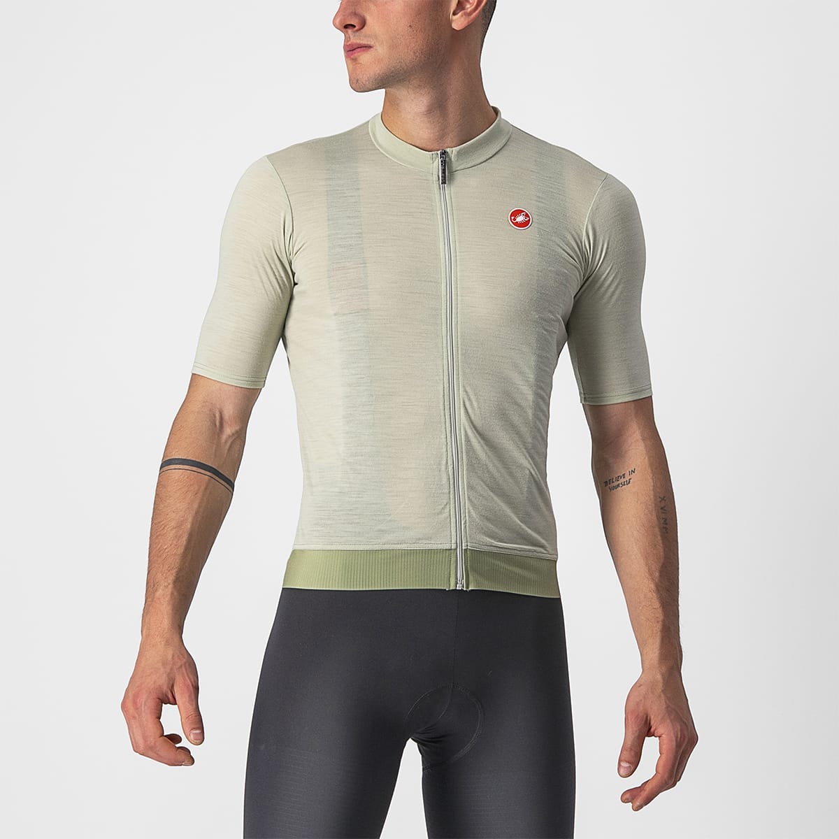 CASTELLI ESSENZA Maillot de manga corta Verde