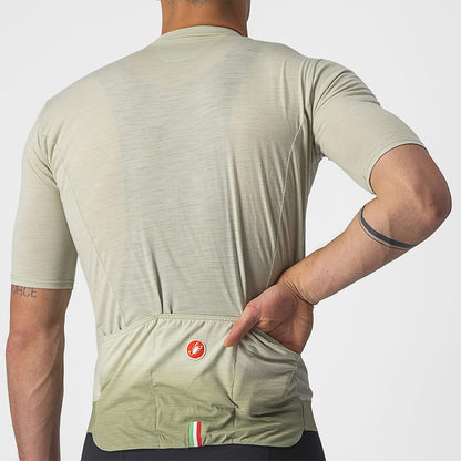 Maillot CASTELLI ESSENZA Mangas Cortas Verde