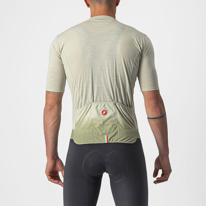 Maillot CASTELLI ESSENZA Mangas Cortas Verde