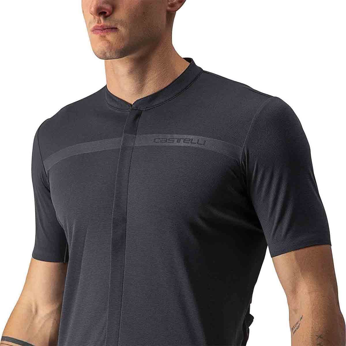 Maillot CASTELLI  UNLIMITED ALLROAD Manches Courtes Gris